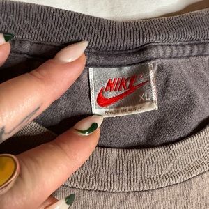 Late 80’s Nike Air Shirt with Michael Jordan. Tag hints at 87-89 production.